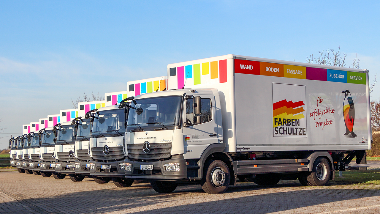 Lieferservice & Baustellenlogistik | Farben Schultze